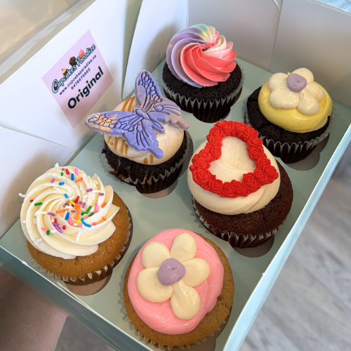 6 Pack Original Cupcakes