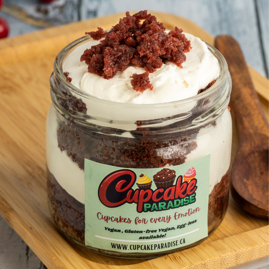 Red Velvet Cake Jar