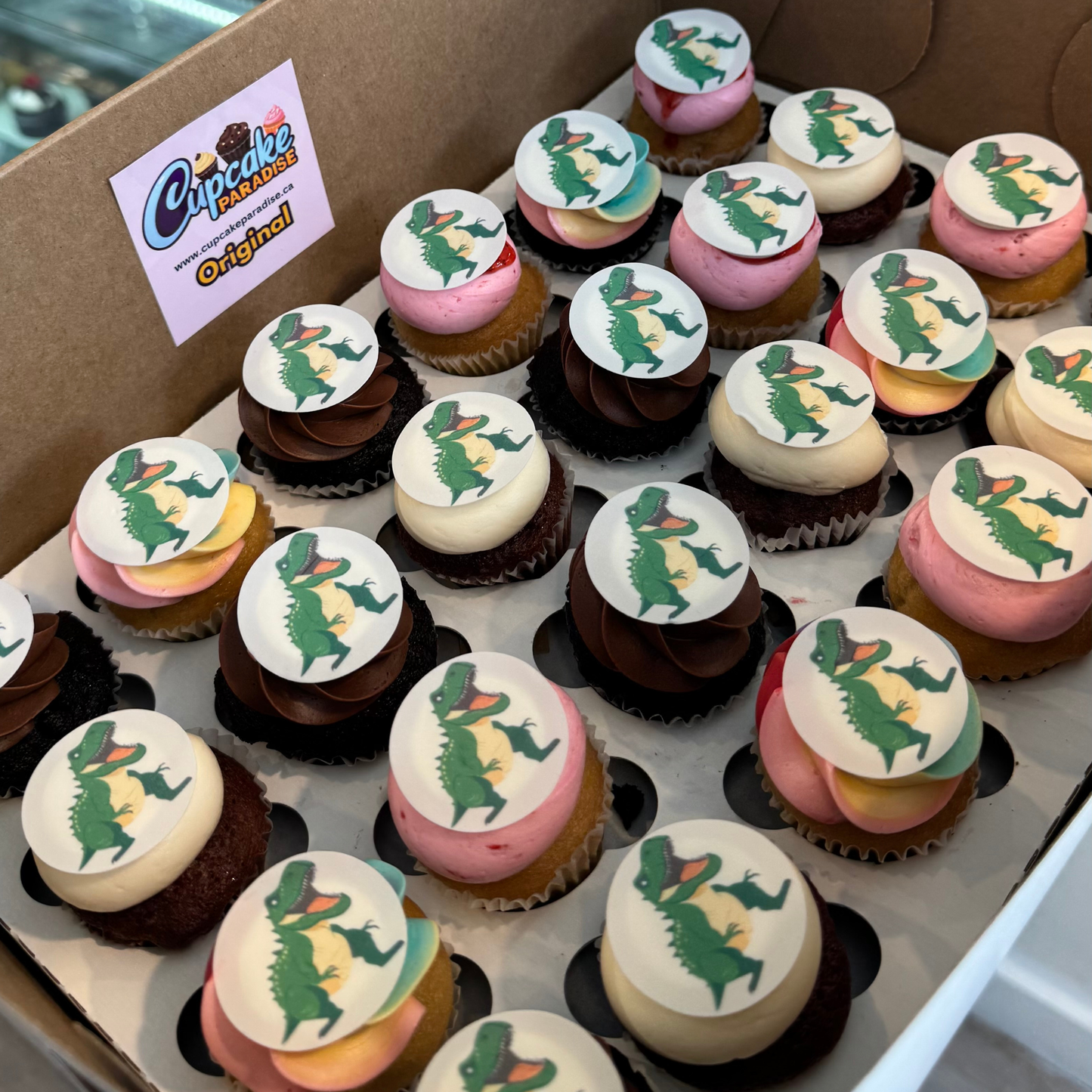 Mini  Dinosaur Cupcakes - Choose your flavors