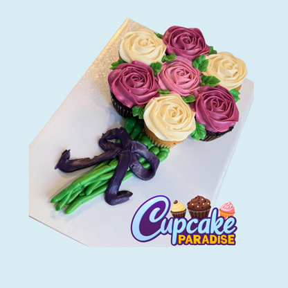 Flower Bouquet Cupcakes