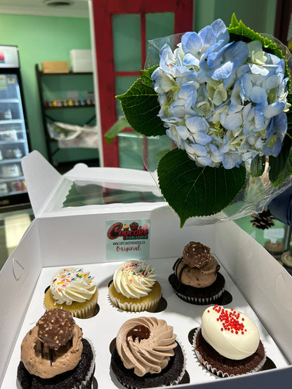 Flower Bouquet Cupcakes