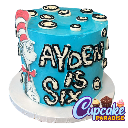 Cat in The Hat Themed Cake