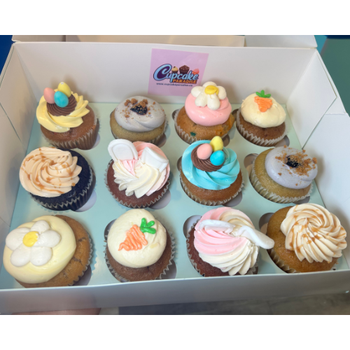 6 pack Easter Cupcakes