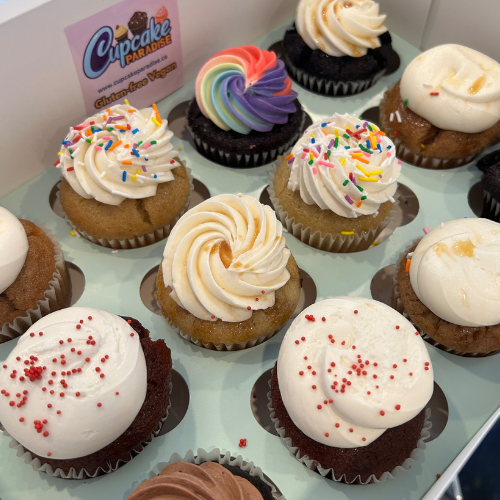 12 Pack  /50/100 Gluten-free Vegan Cupcakes