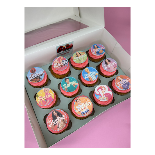 Custom Logo / Photo Cupcakes with Custom Color