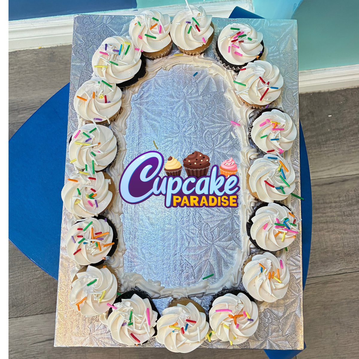 Number Cupcakes (Mini) - Choose your colors