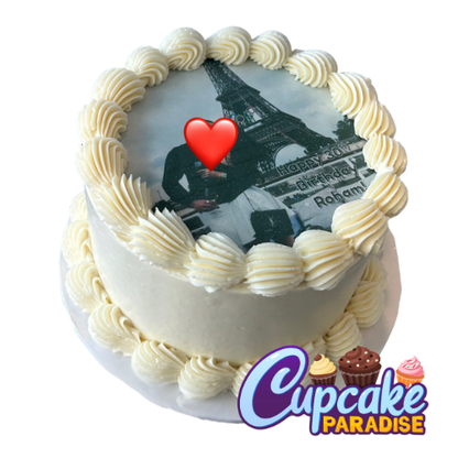 Round Custom Logo / Photo Cake