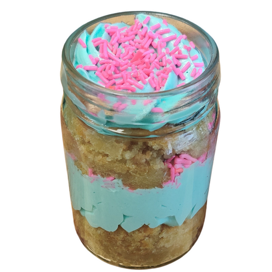 Vegan Cotton Candy Cake Jar