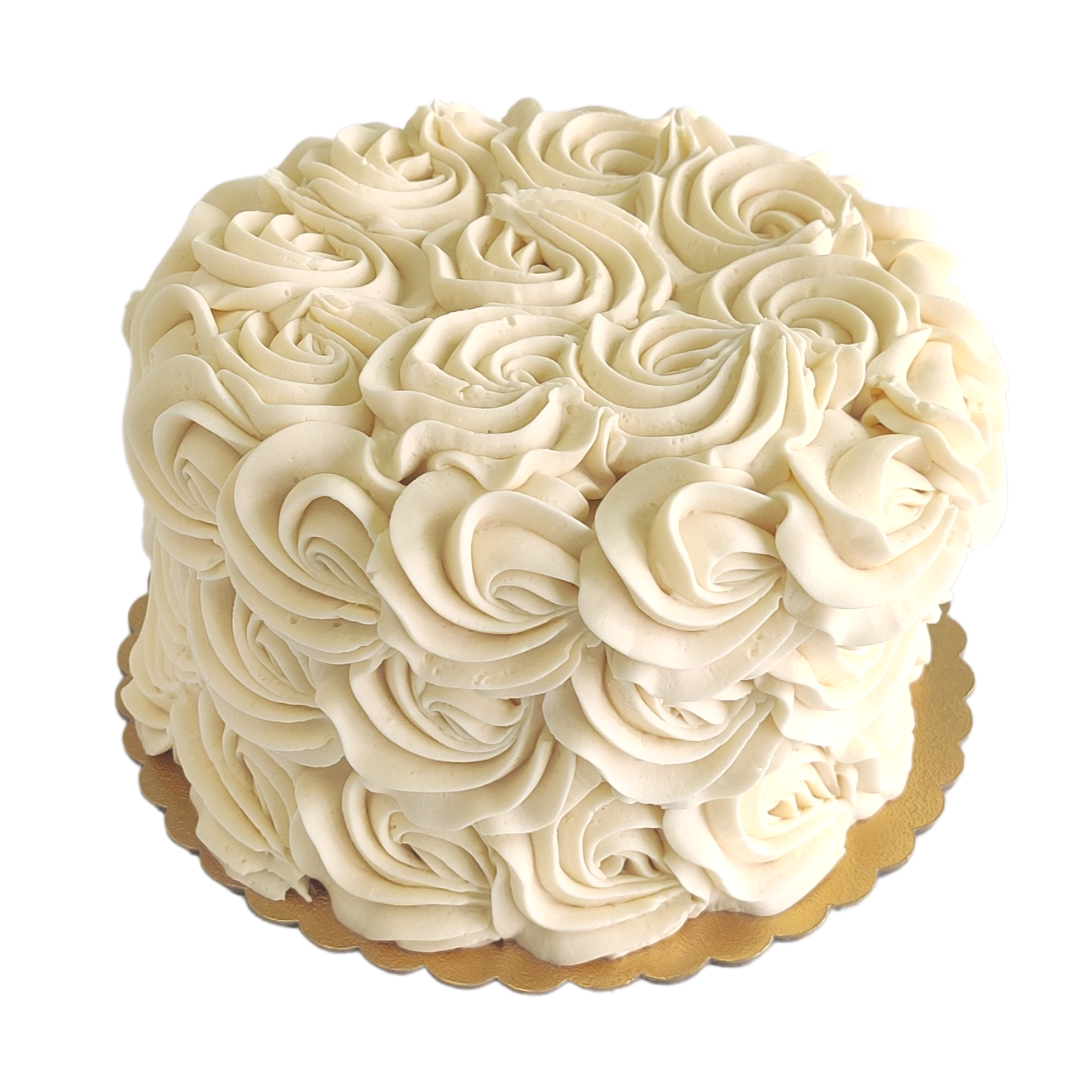Vanilla Rosette Cake
