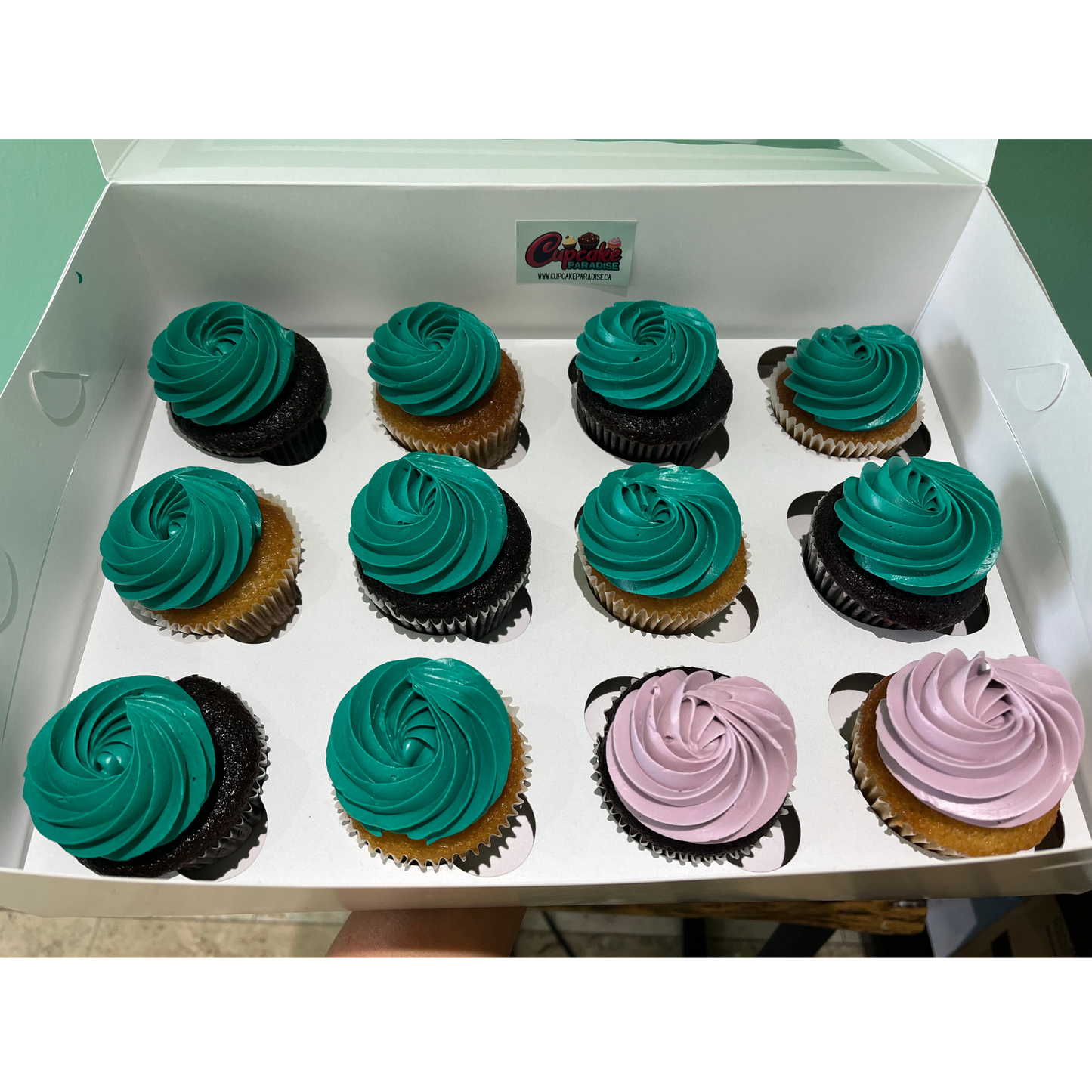 Custom Color Cupcakes