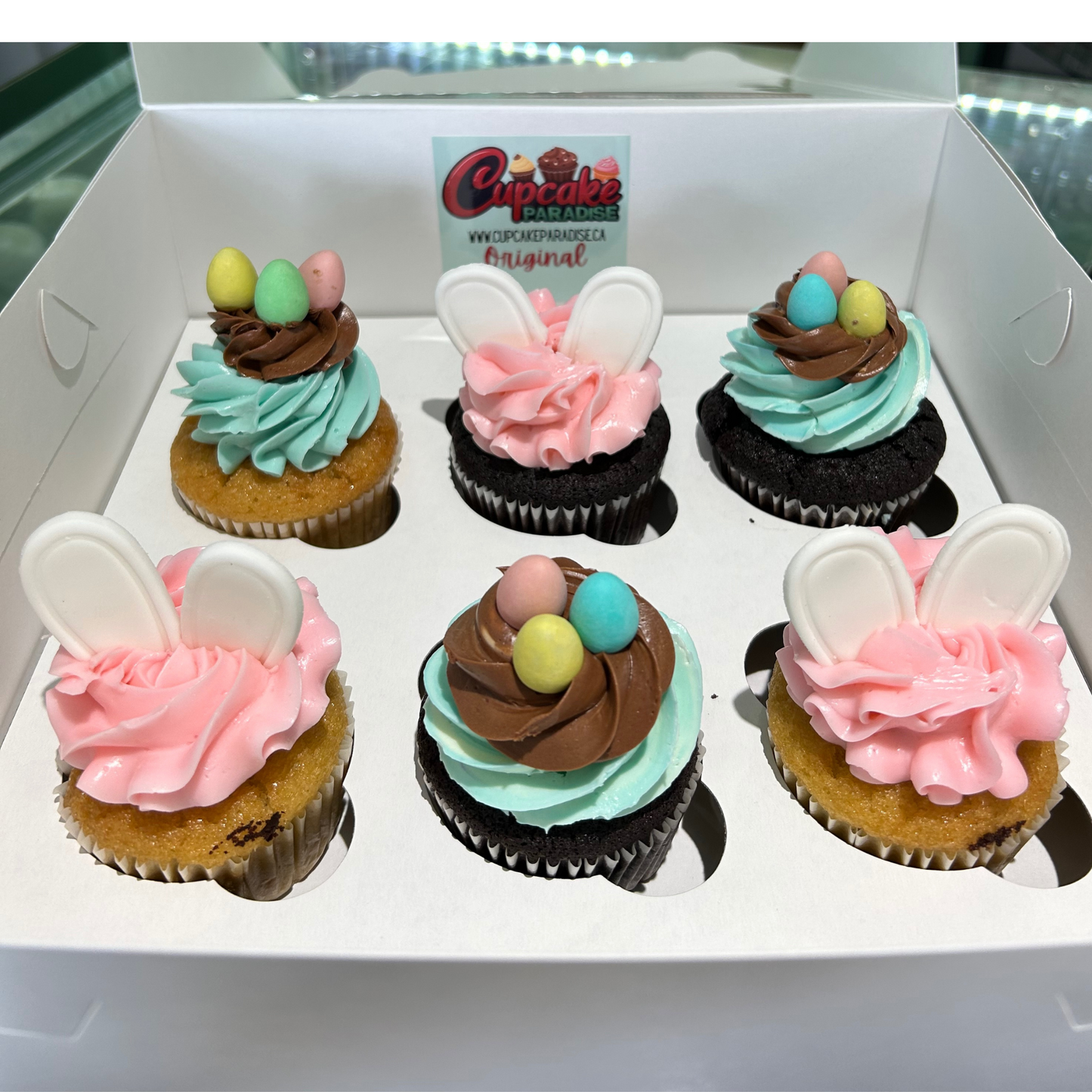Cute Bunny and Eggs Cupcakes Cupcakes
