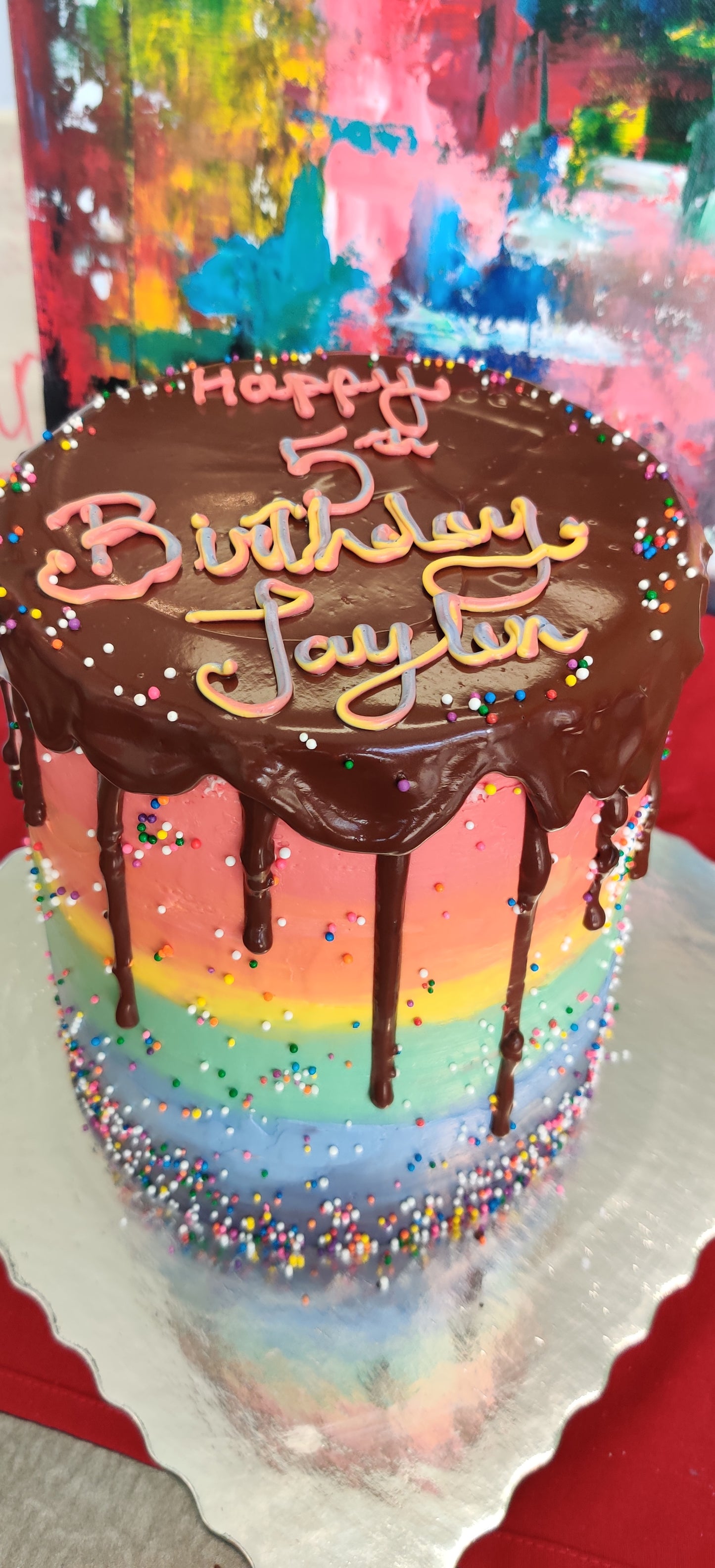 14 layer Rainbow cake