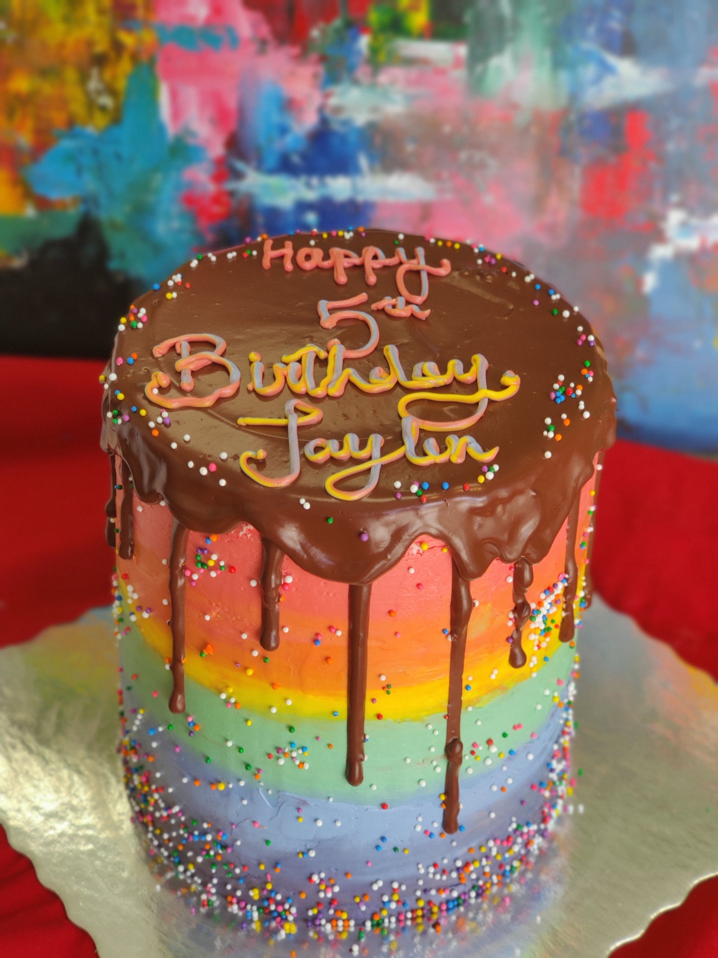 14 layer Rainbow cake