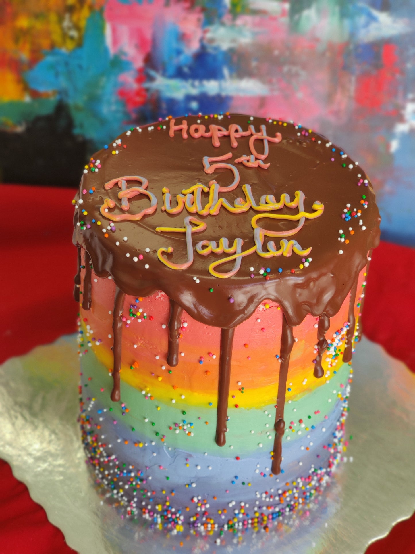 14 layer Rainbow cake