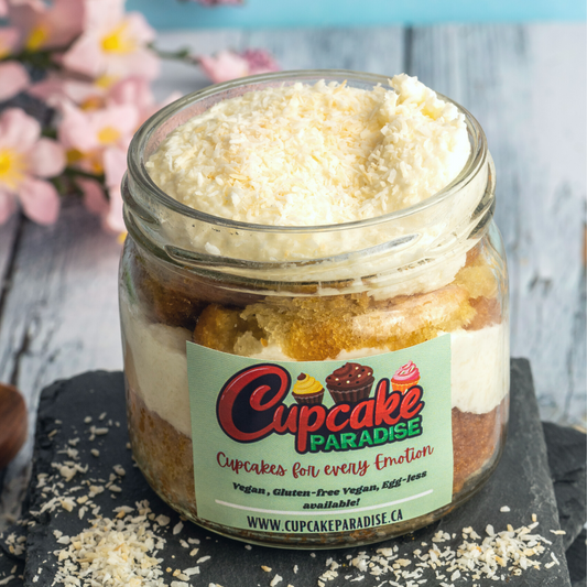 Vegan Coconut Cream Cake Jar