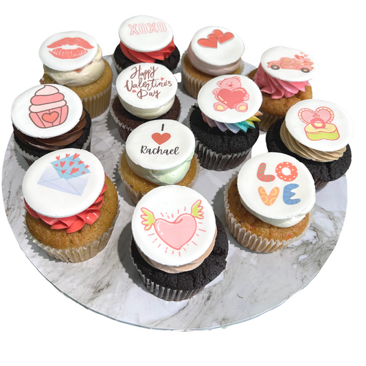 12 Pack Original Valentine's Day Cupcakes