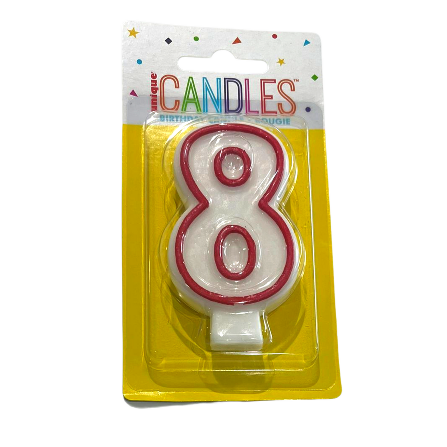 Number 8 Candle