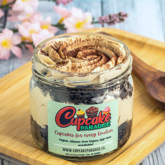 Gluten-Free Vegan Mocha Coffee Cake Jar