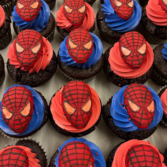 Spidey Cupcakes